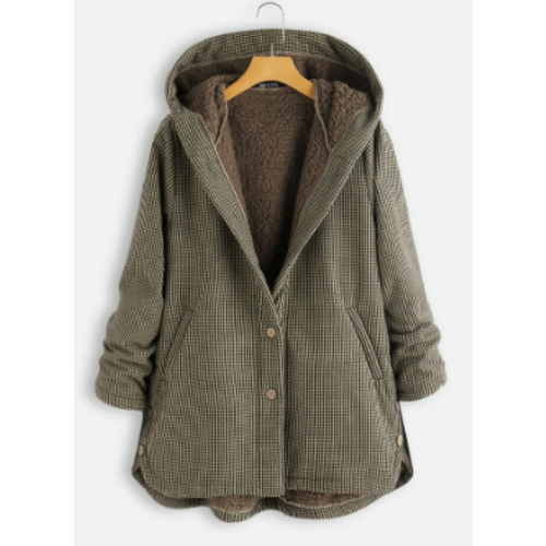 Drune | Damen Moderne Bequeme Kapuzen Jacke - Warme