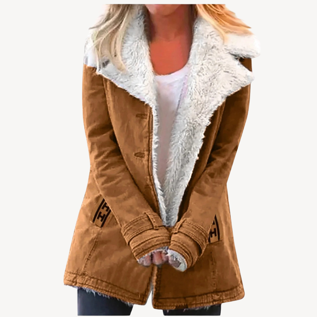 Drune | Damen fleecegefütterte Winterjacke