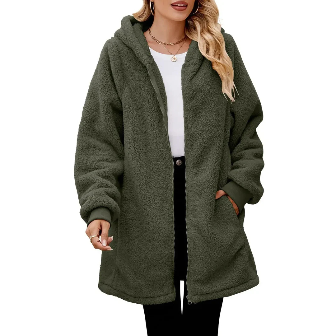 Drune | Lange Damenwohlfühljacke