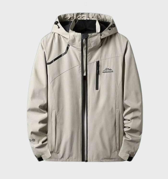 Drune | leichte, wind- und wasserdichte Jacke mit Kapuze, geeignet für Outdoor-Aktivitäten