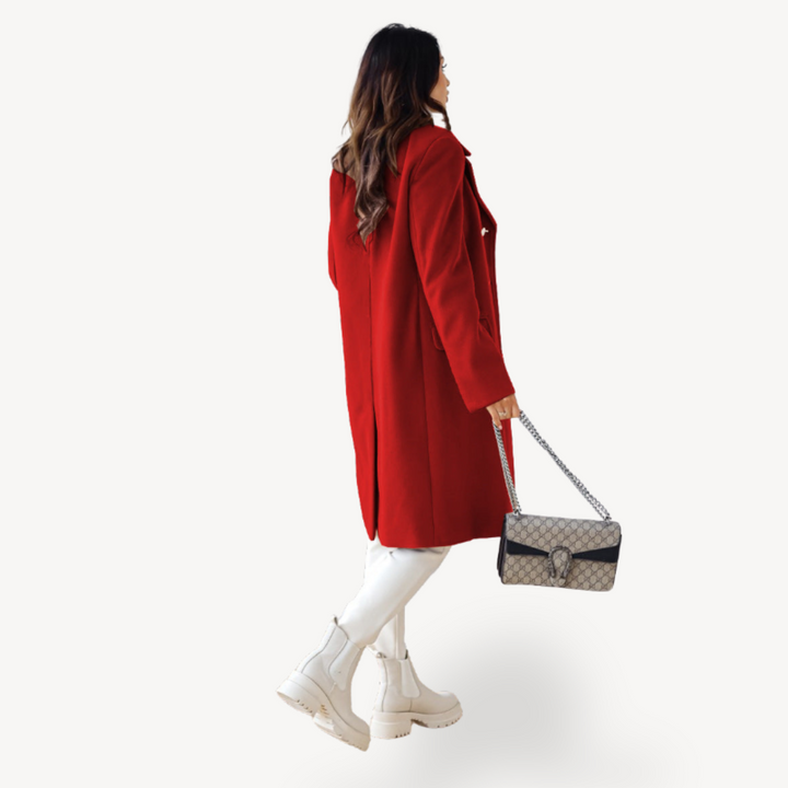 Drune | Damen Doppelreiher Wollmantel