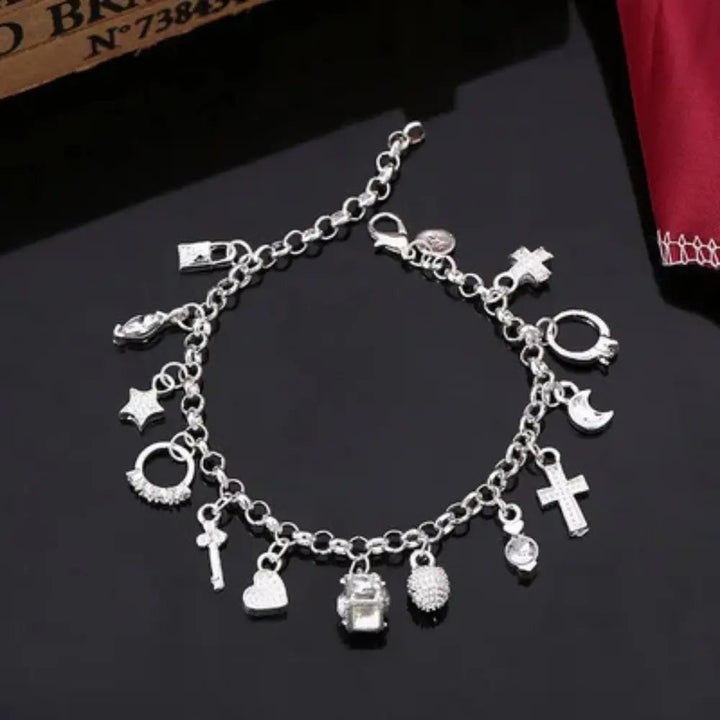 Drune | Sterling Charmarmband Silber Für Damen