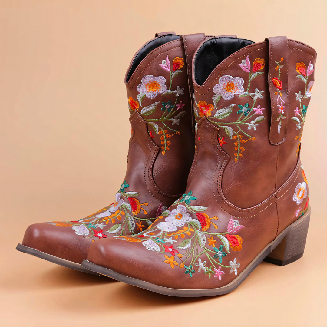 Drune | Wetterbeständige Vintage Cowgirl-Stiefel