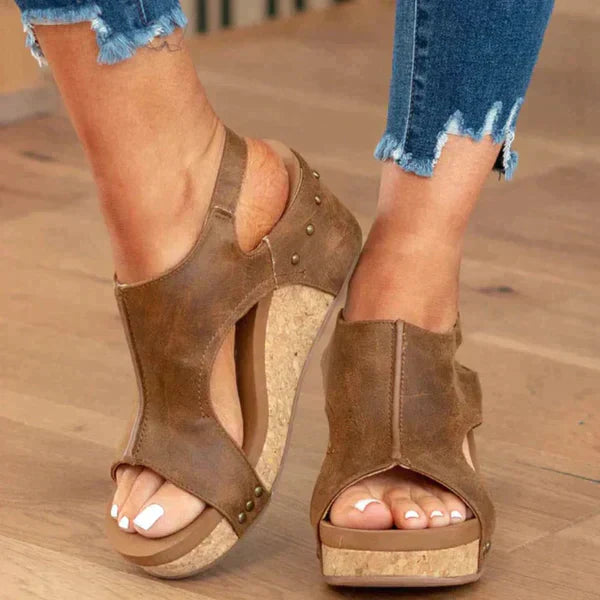 Drune | Orthopädische Damensandalen Stil