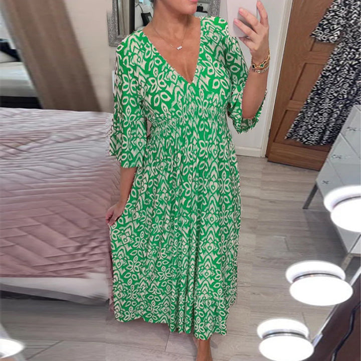 Drune | Modische Damenkleid mit Print