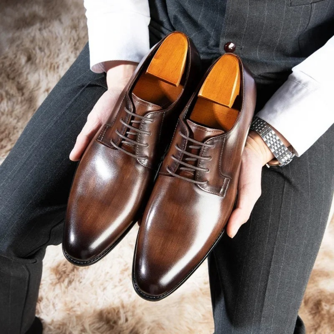 Drune | Schnürschuhe Italiano Derbi Leder Anzugschuhe Herren