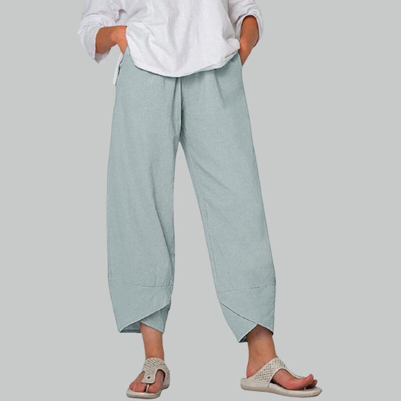 Drune | Damenhose Leichte Baumwoll Und Leinen Damen Sommer Komfort