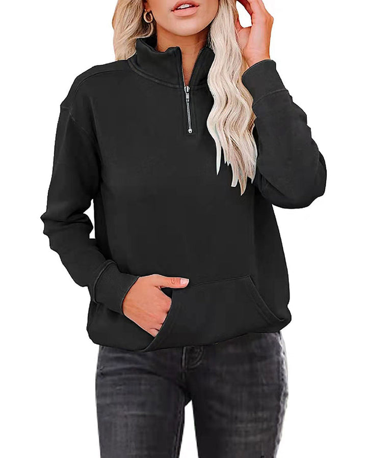 Drune | Sweatshirt mit Stehkragen