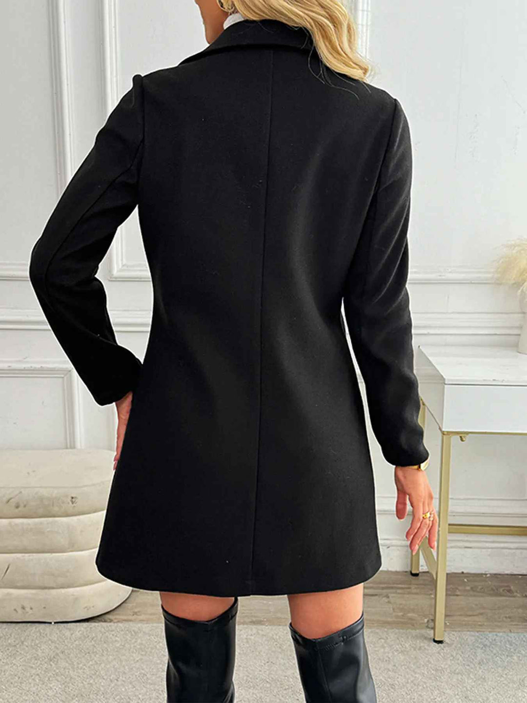 Drune | Eleganter Blazer Mantel mit Doppelknöpfen
