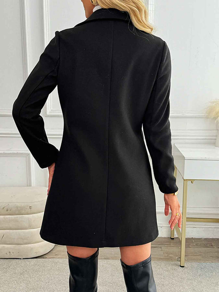 Drune | Eleganter Blazer Mantel mit Doppelknöpfen