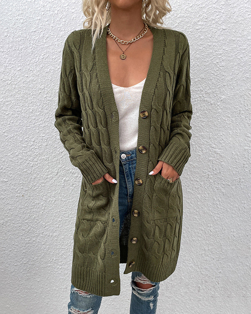 Drune | Langärmelige Strickjacke