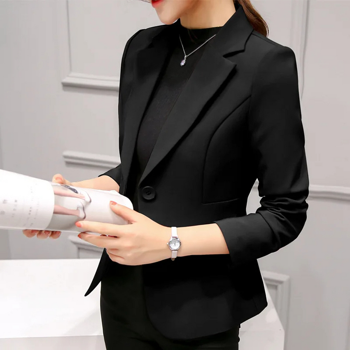 Drune | Eleganter Damen Blazer mit Langen Ärmeln Perfekt für Die Arbeit