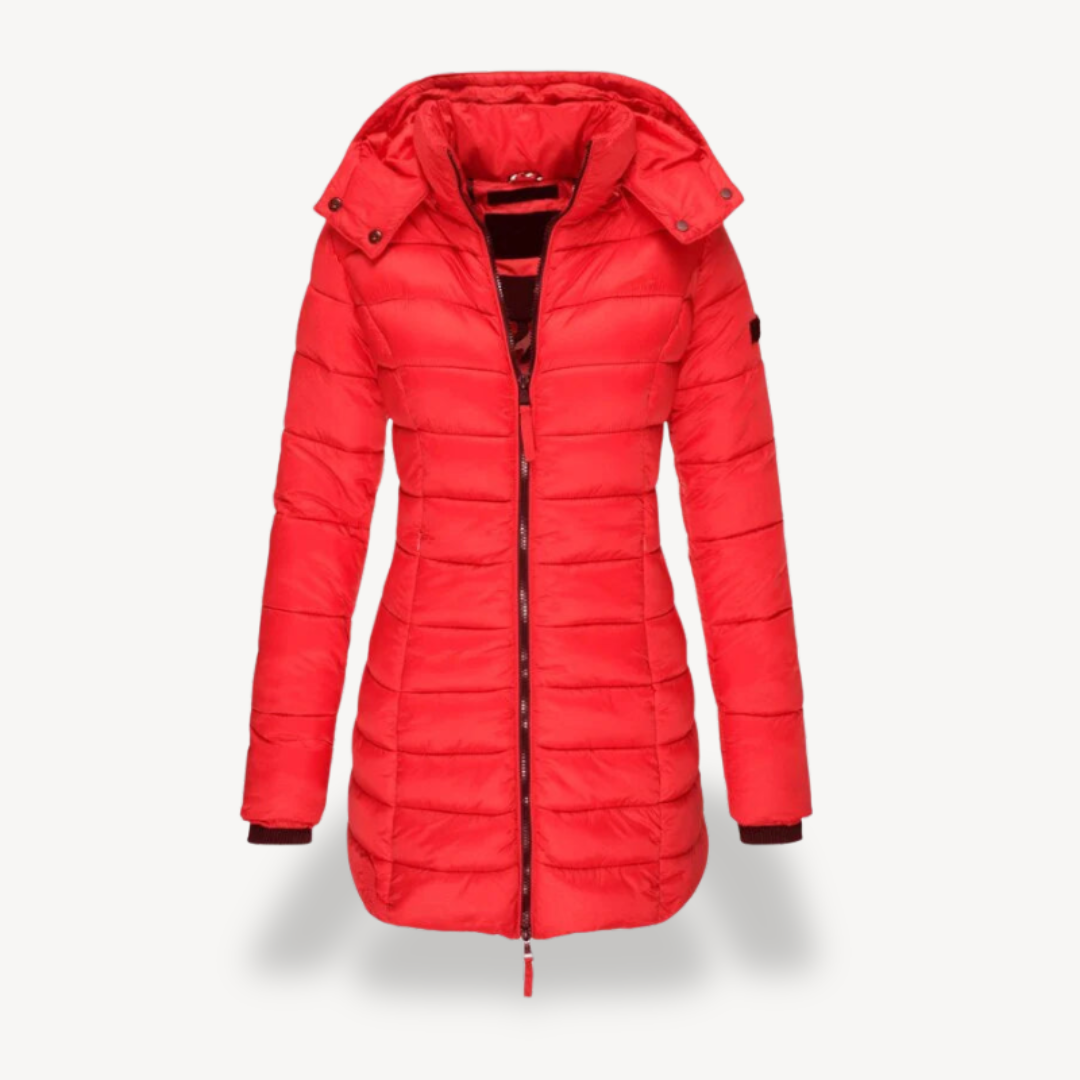 Drune | Damen Pufferjacke mit Kapuze