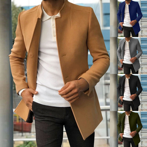 Drune | Stilisiertes Mantel für Herren im Business-Stil
