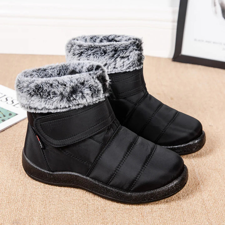 Drune | Damen Wasserdichte Stiefel Aus Schlaufenkaninchenfell