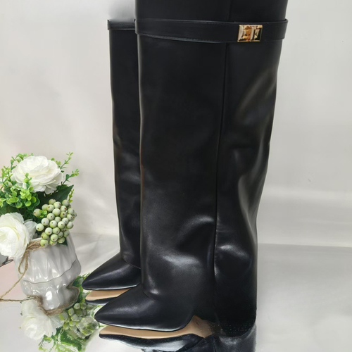 Drune | Stylische schwarze Stiefel für den täglichen Komfort – Vielseitiges synthetisches Leder Schuhwerk
