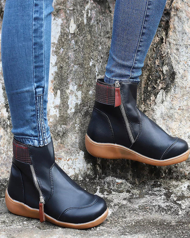 Drune | Wasserdichte Orthopädische Stiefel mit Hochwertigem Reißverschluss
