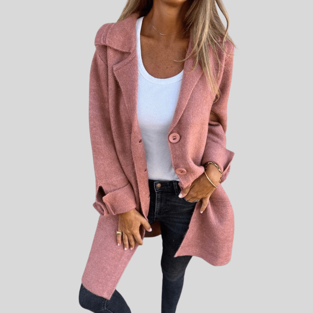 Drune | Button-Up Cardigan Mantel - Oversized Fit - Gemütlich & Schick - Lässiges Schichten