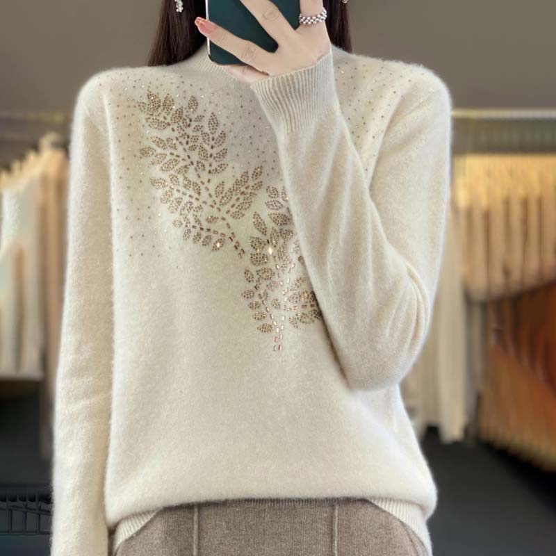 Drune | Strickpullover mit Schönem Blattmuster