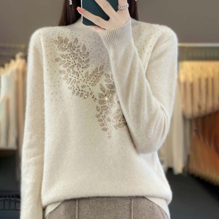 Drune | Strickpullover mit Schönem Blattmuster