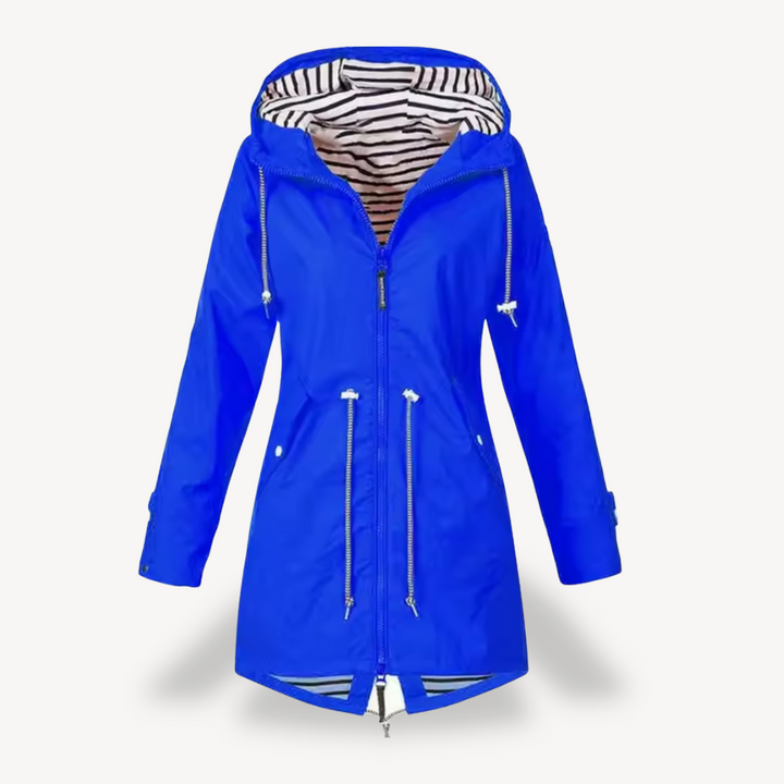 Drune | Damen Wasserdichte Kapuzenregenjacke