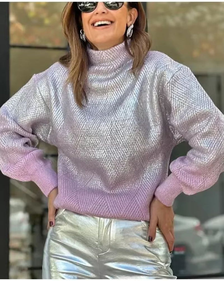 Drune | Funkelnder Gradient Strickpullover