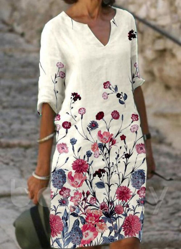 Drune | Bezauberndes Kleid mit Blumenmuster