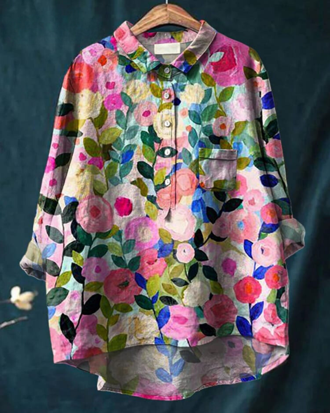 Drune | Elegante und vielseitige Blumenbluse