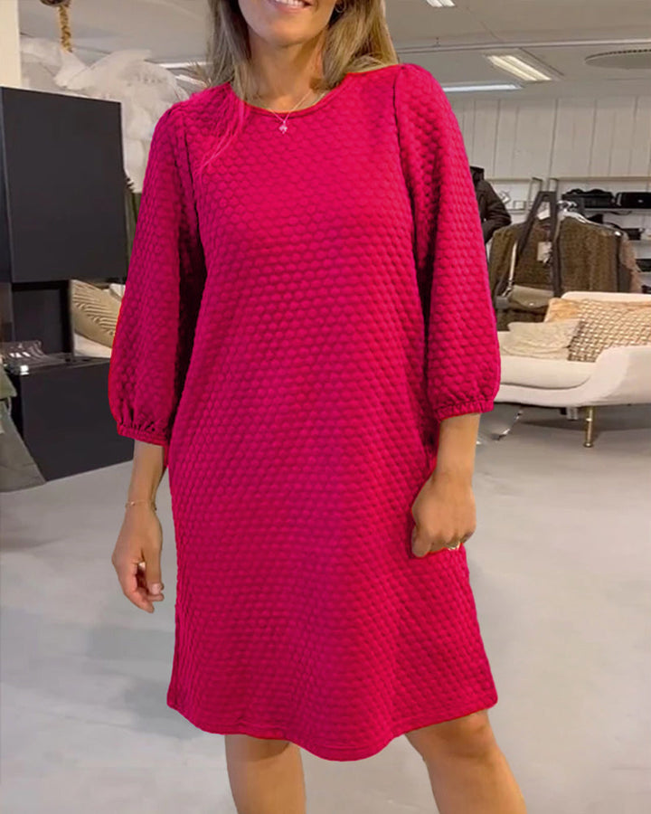 Drune | Klassisches Einfarbiges Kleid