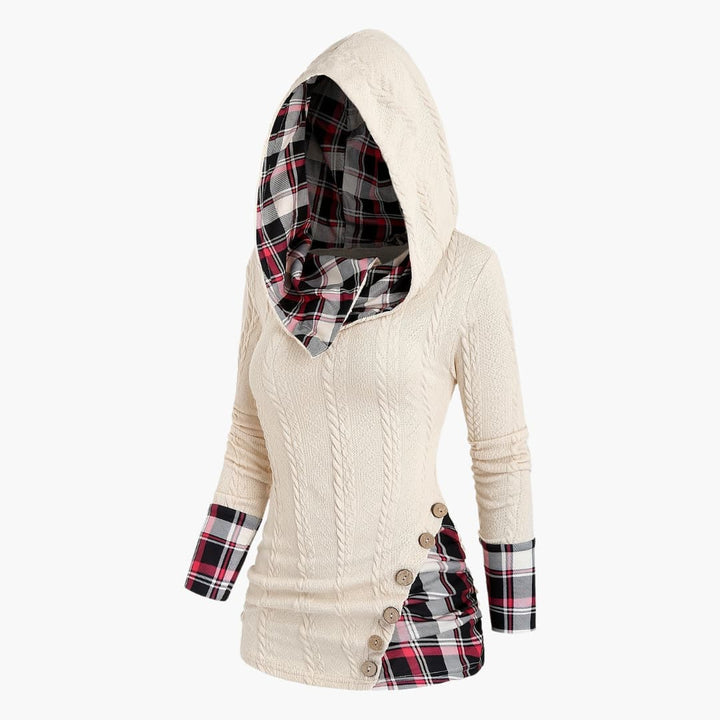 Drune | Stilvoll Kabelstrick Hoodie für Frauen