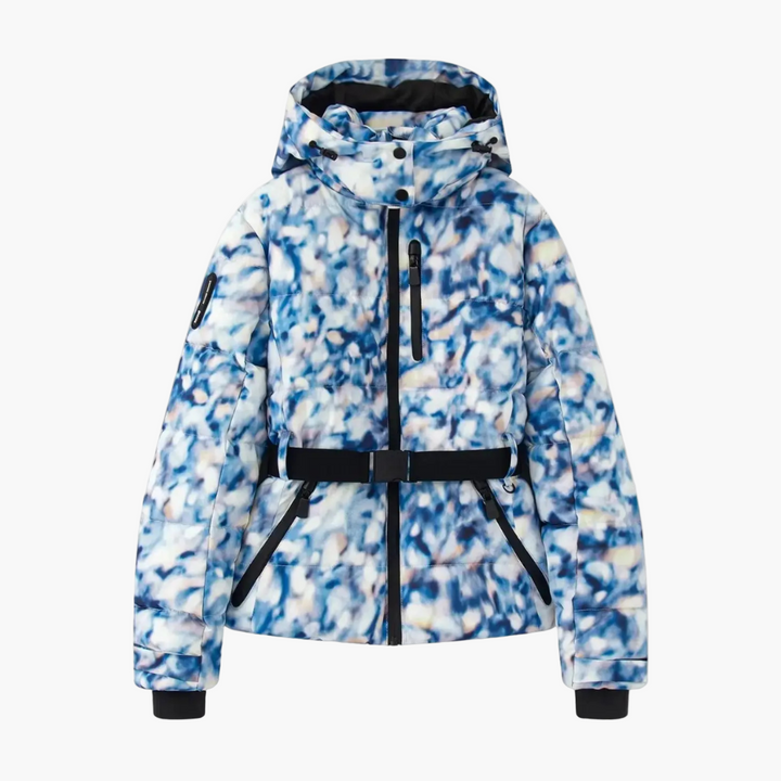 Drune | Steppjacke mit Gürtel und Kapuze - Elegante, Wasserabweisende Winterjacke für Alltag und Outdoor