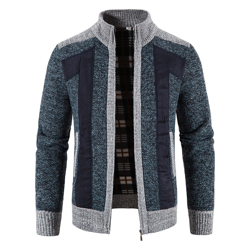 Drune | Lässige Plüschjacke mit Reißverschluss für Männer