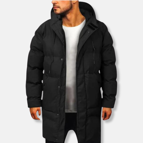 Drune | Isolierte Pufferjacke mit Kapuze mittellang