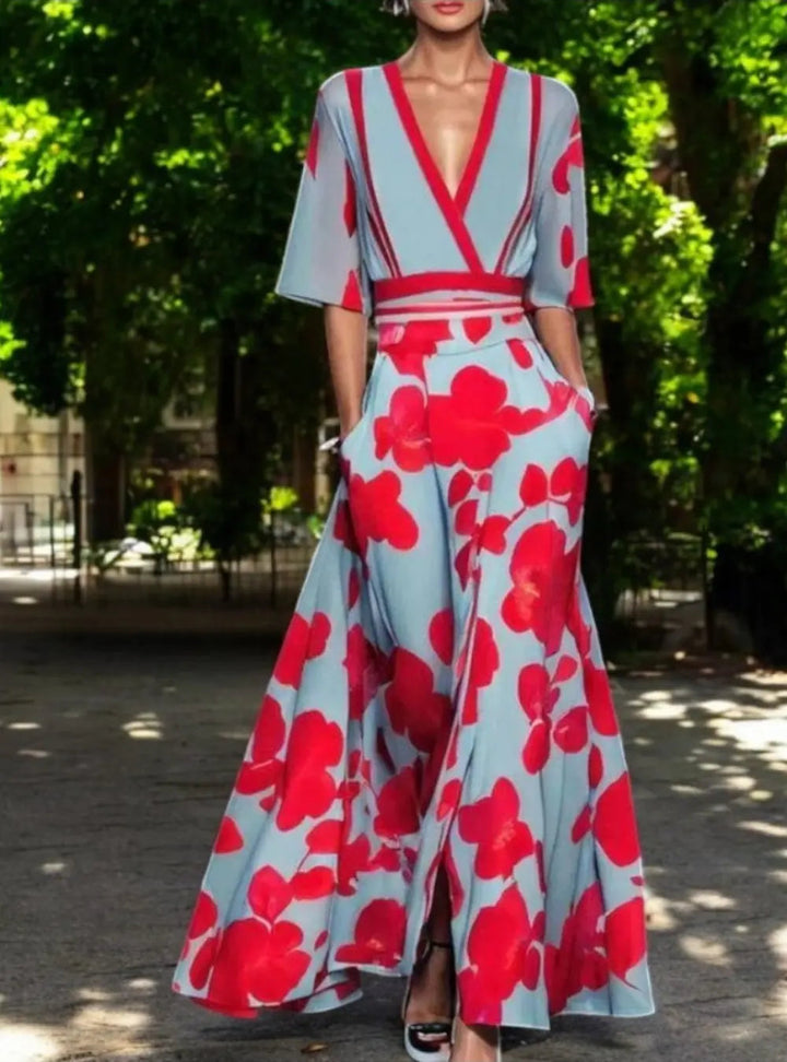 Drune | Farbliche Maxi-Kleid