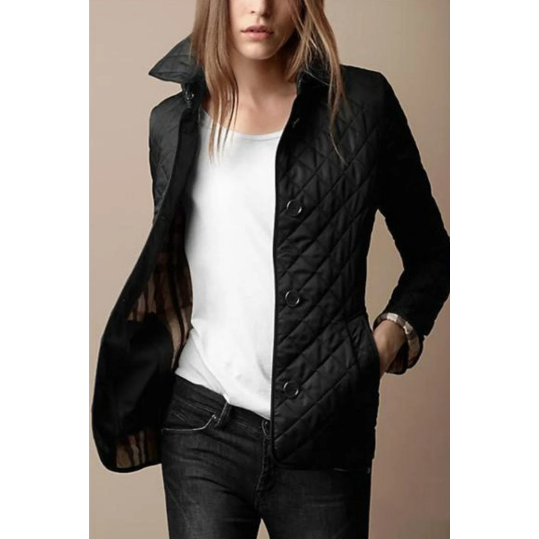 Drune | Damen Knopf Daunen Jacke - Moderne