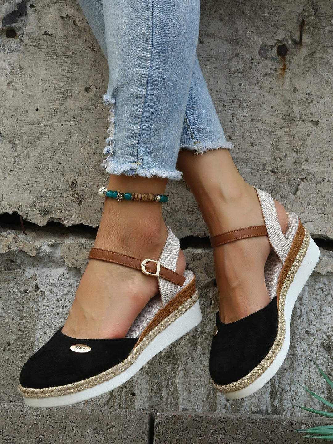Drune | Orthopädische Trendy Braune Espadrilles