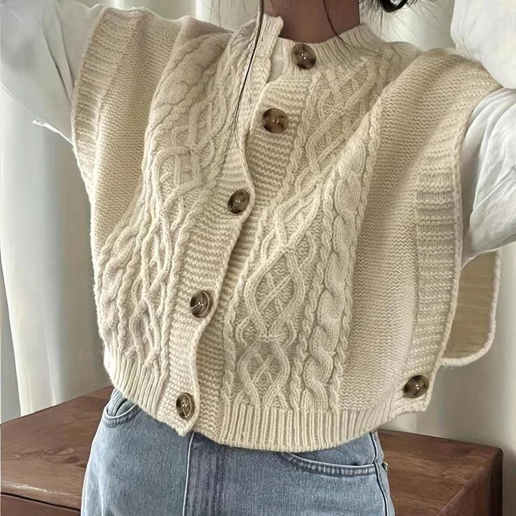 Drune | Ärmellose Strickweste für Damen