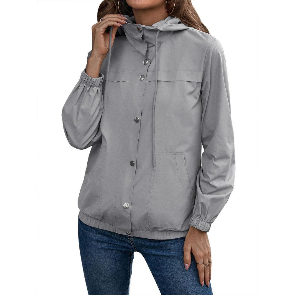 Drune | Regenjacke Damen - mit Kapuze