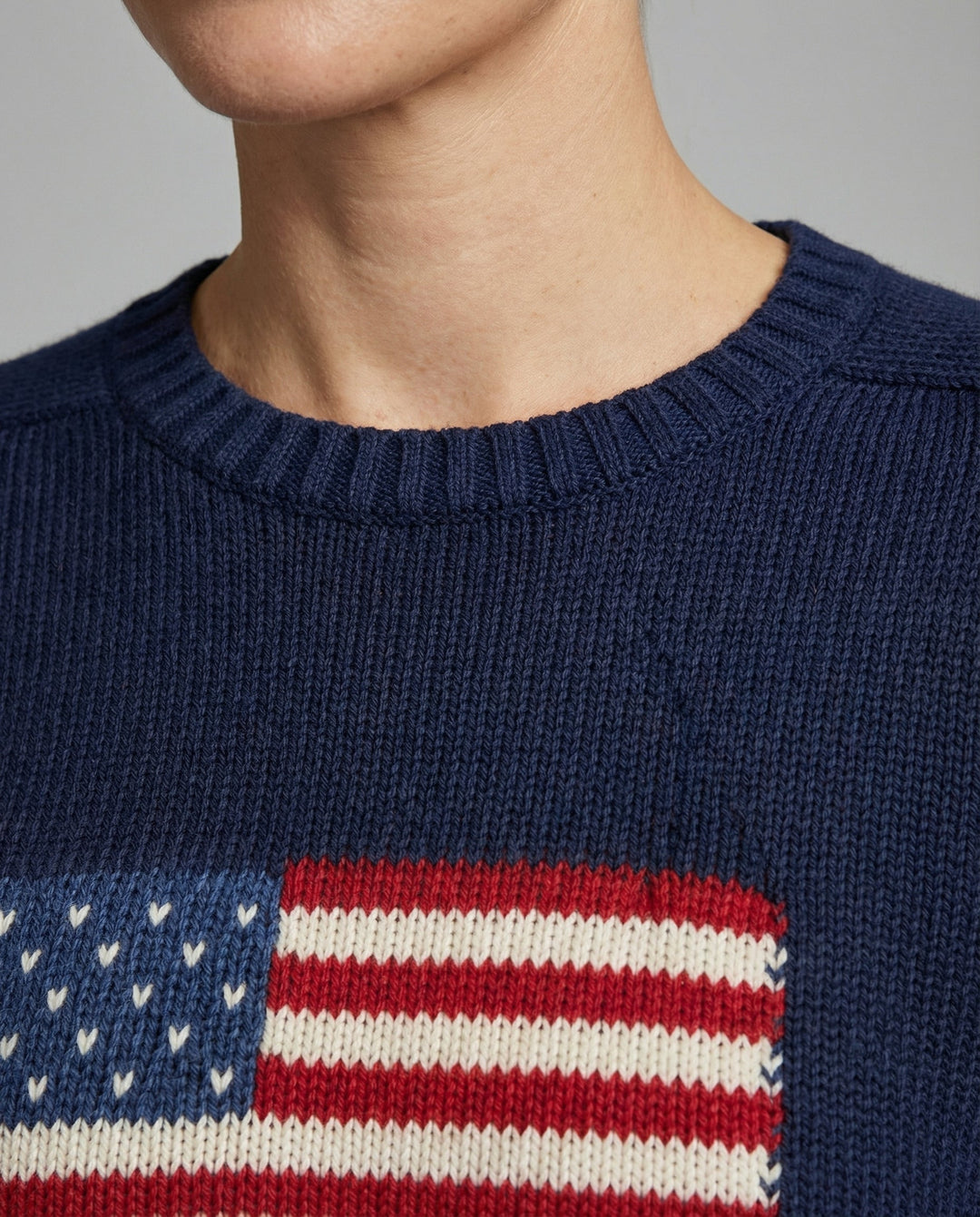 Strickpullover Amerikanische Flagge | Drune
