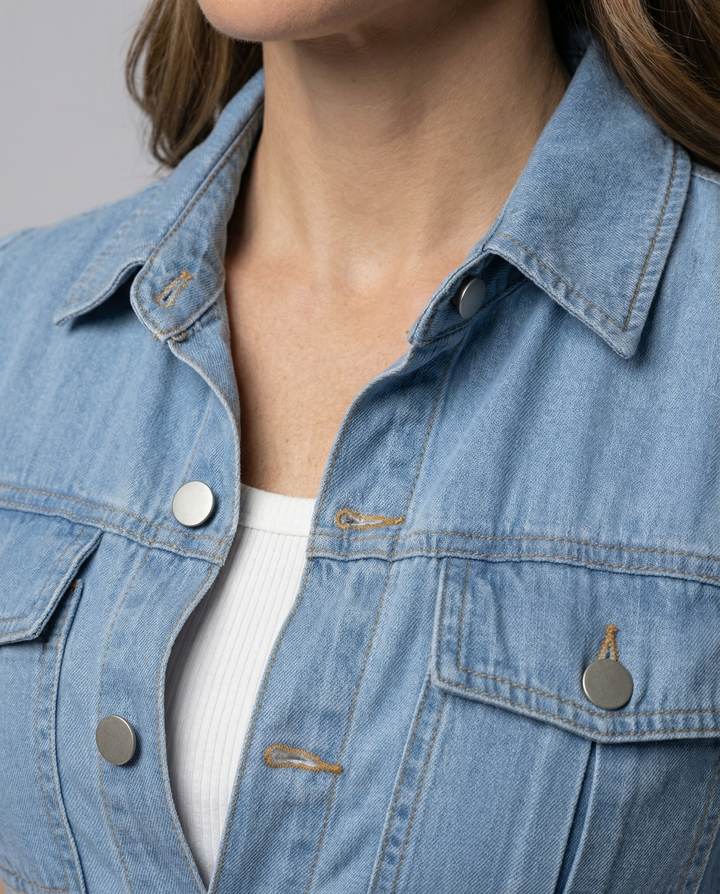 Drune | Alissa Trendy Denim Kleid
