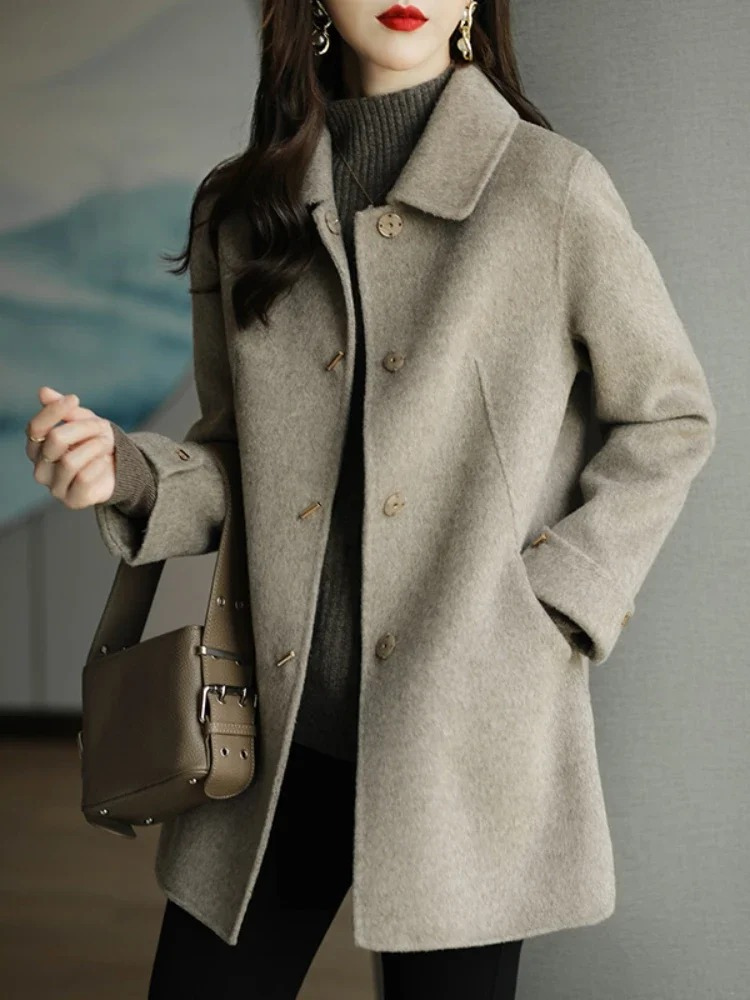 Drune | Klassischer Trenchcoat mit Spitzkragen