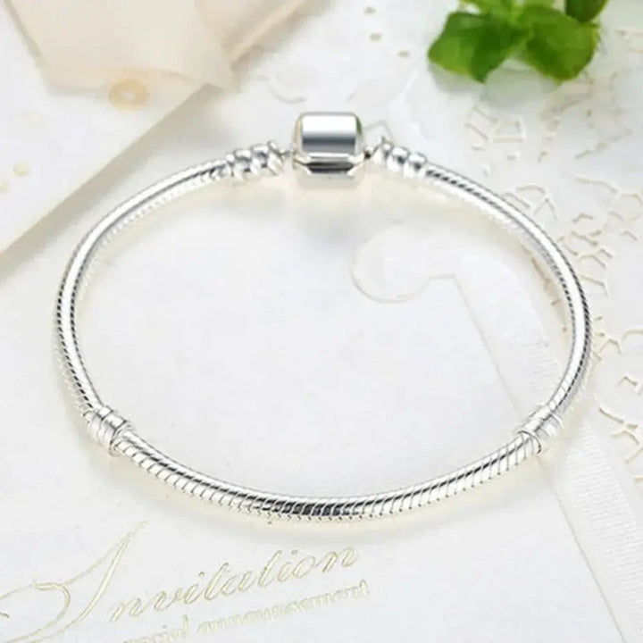 Drune | 925 Sterling Silber Charm Knochen Armband