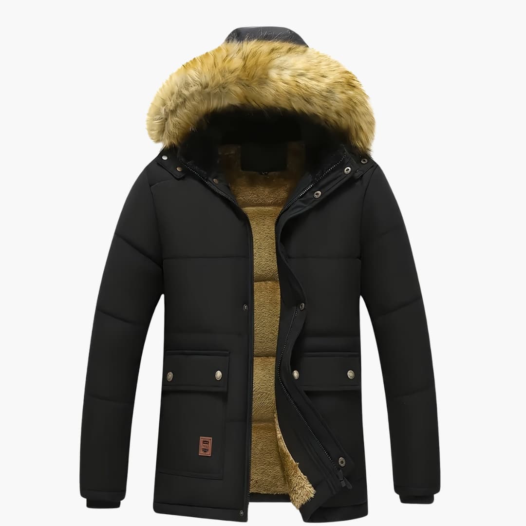 Drune | Fleece-Hoodie mit Reißverschluss für Herren