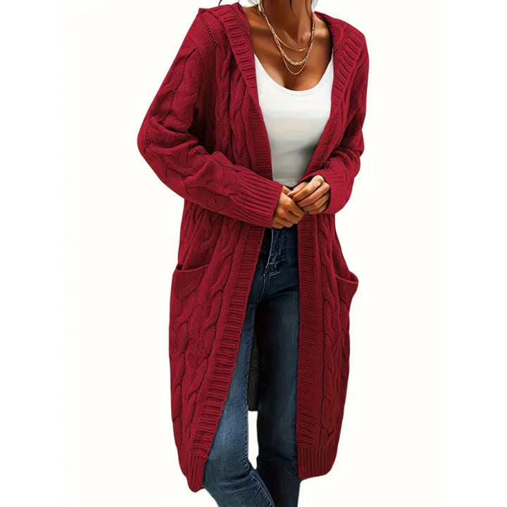 Drune | Cardigan Lang - Strickjacke Mit Taschen