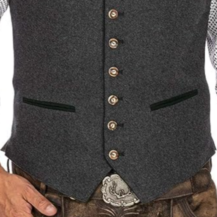Drune | Herren Weste Mit Einem Stilvollen Traditionellen Look