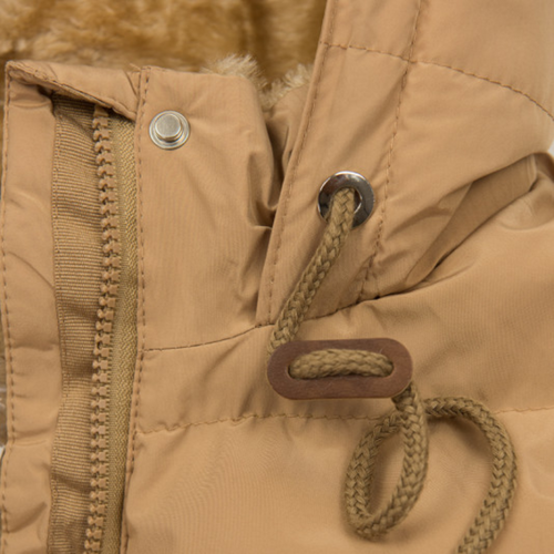 Drune | Lange Winterjacke - Gefutterd mit Kapuze