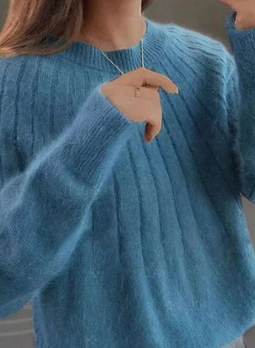 Drune | Flauschiger Kaschmir-Strickpullover