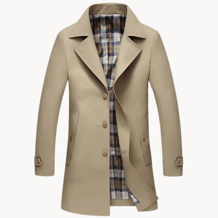 Drune | strapazierfähiger winddichter herren-trenchcoat mit design