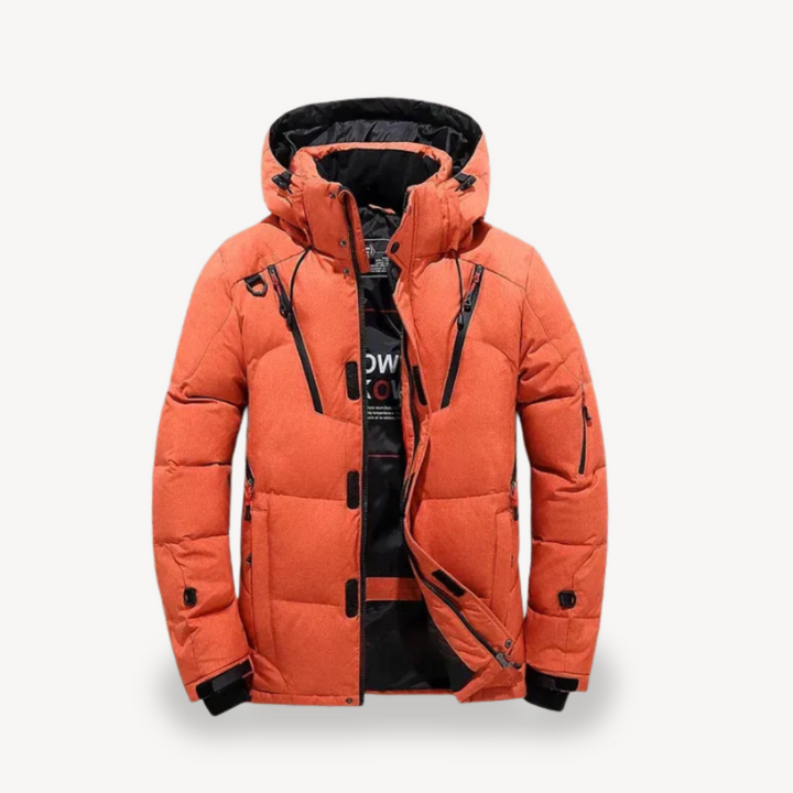 Drune | Gepolsterte Kapuzen-Winterjacke Herren