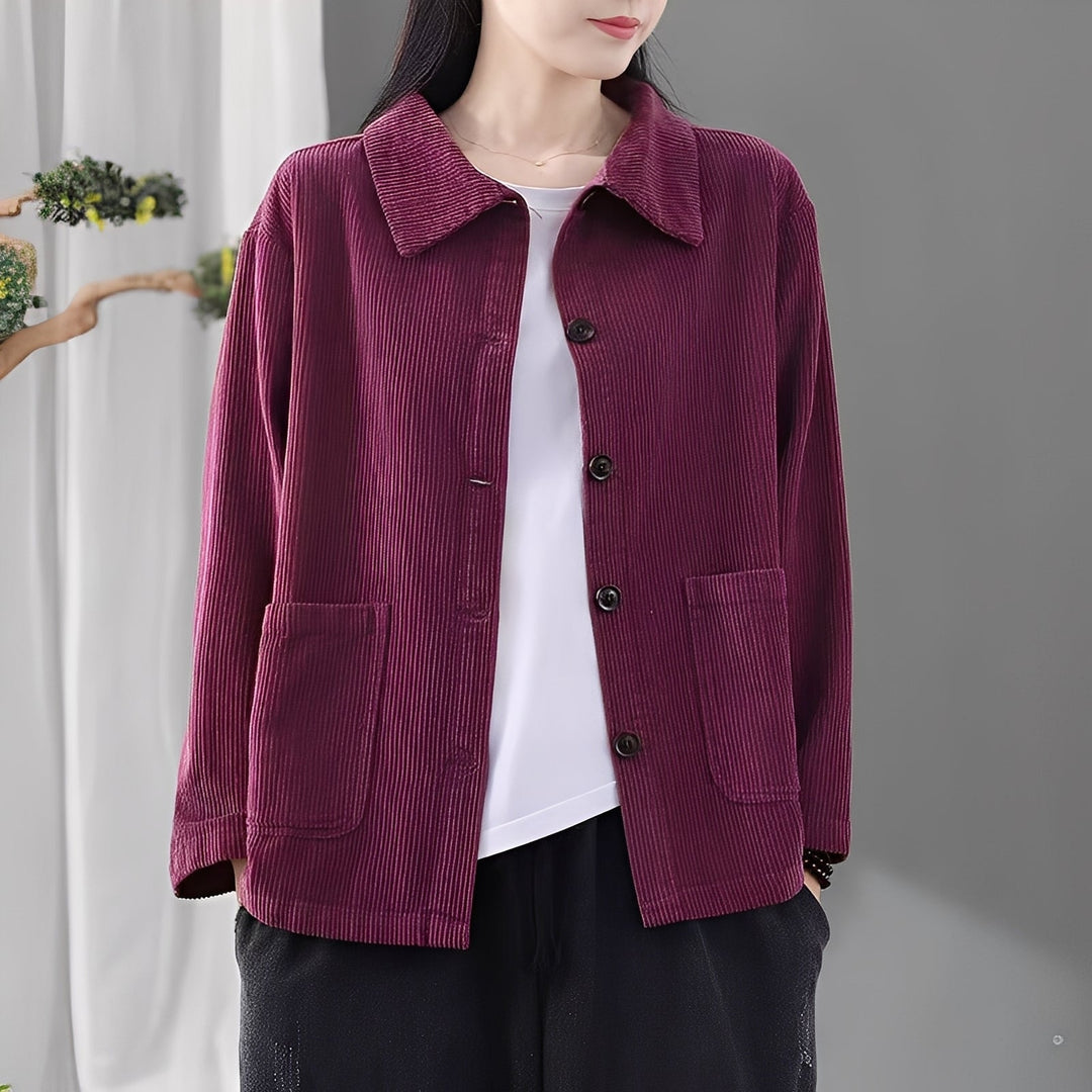 Drune | Freizeitcordjacke mit Taschen für Frauen